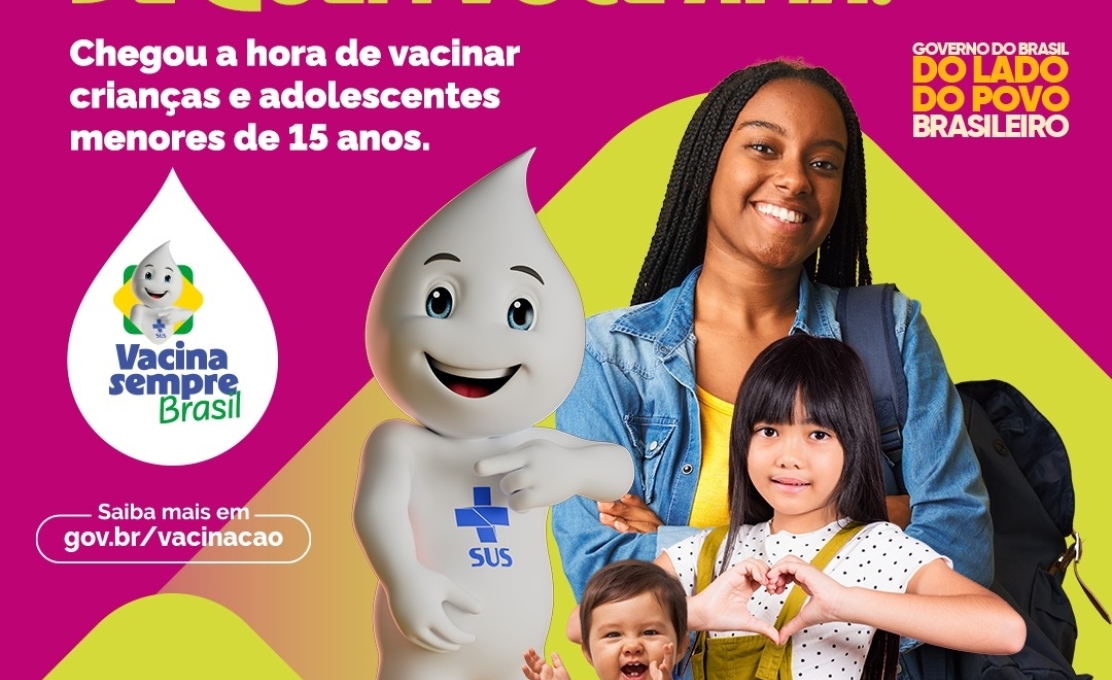 início a Campanha Nacional destinada à atualização da caderneta de vacinação