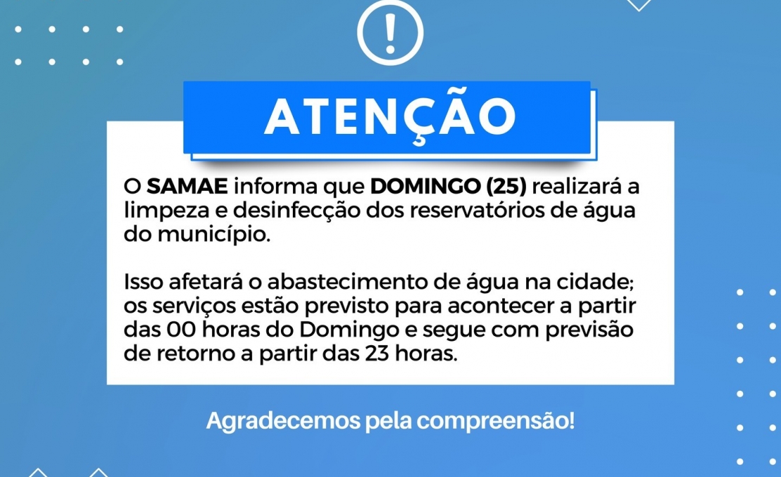 Comunicado do SAMAE