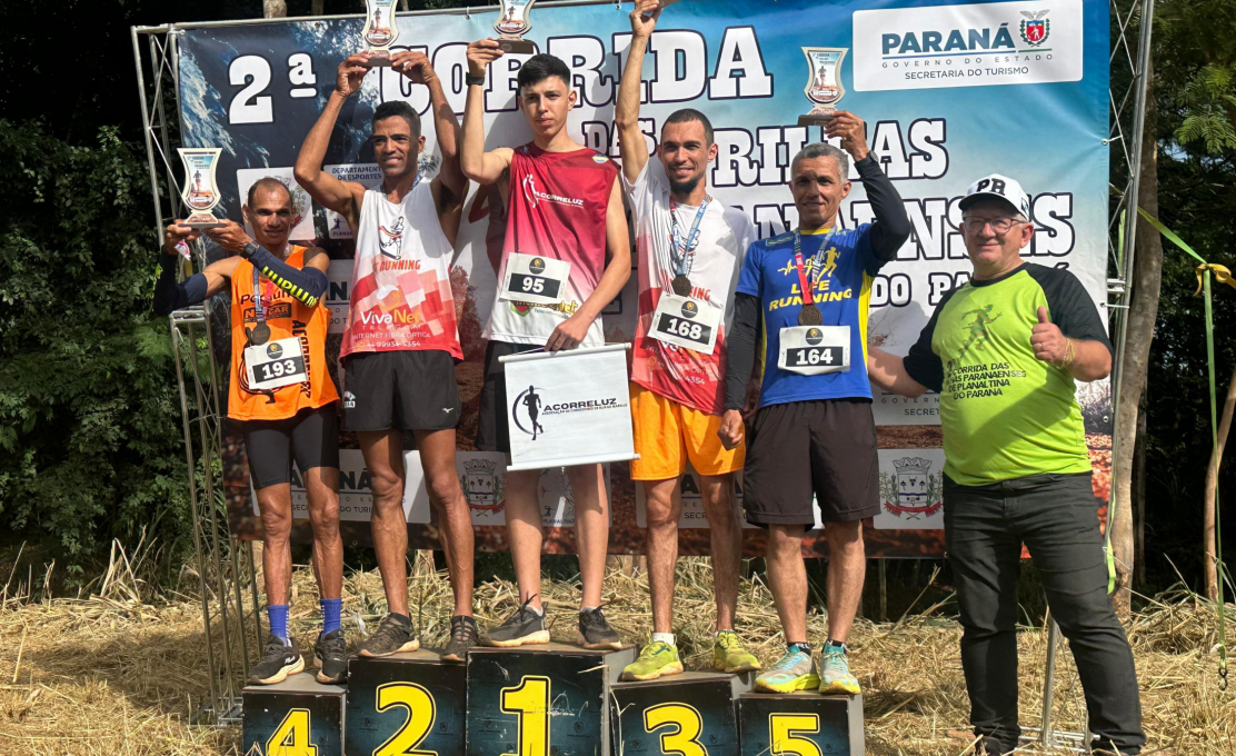 Corredores de Mariluz se destacaram na 2ª Corrida das Trilha Paranaenses Circuito de Planaltina