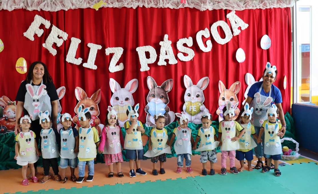 Rede Municipal de Ensino de Mariluz realizou diversas apresentações alusivas à Páscoa