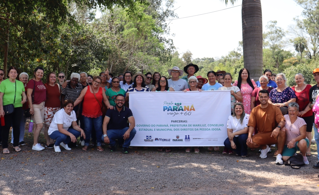 Projeto Viaja Mais 60 Paraná já proporcionou passeios e momentos de lazer a 168 idosos de Mari...