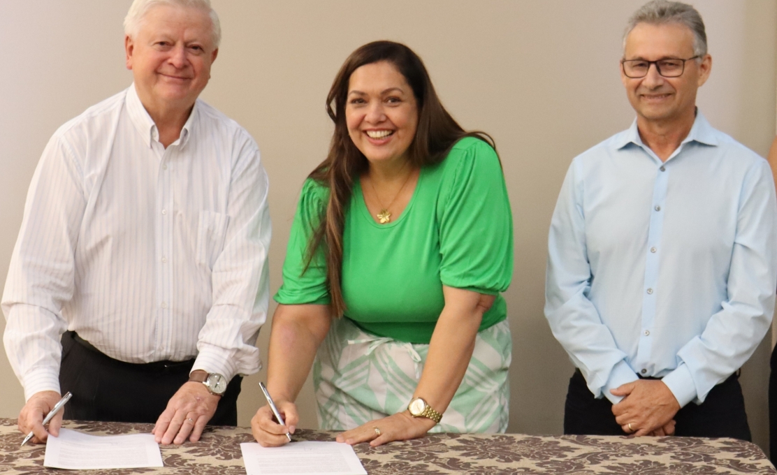 Município de Mariluz e a Cooperativa Copacol formalizaram a assinatura do termo do Projeto Apoi...