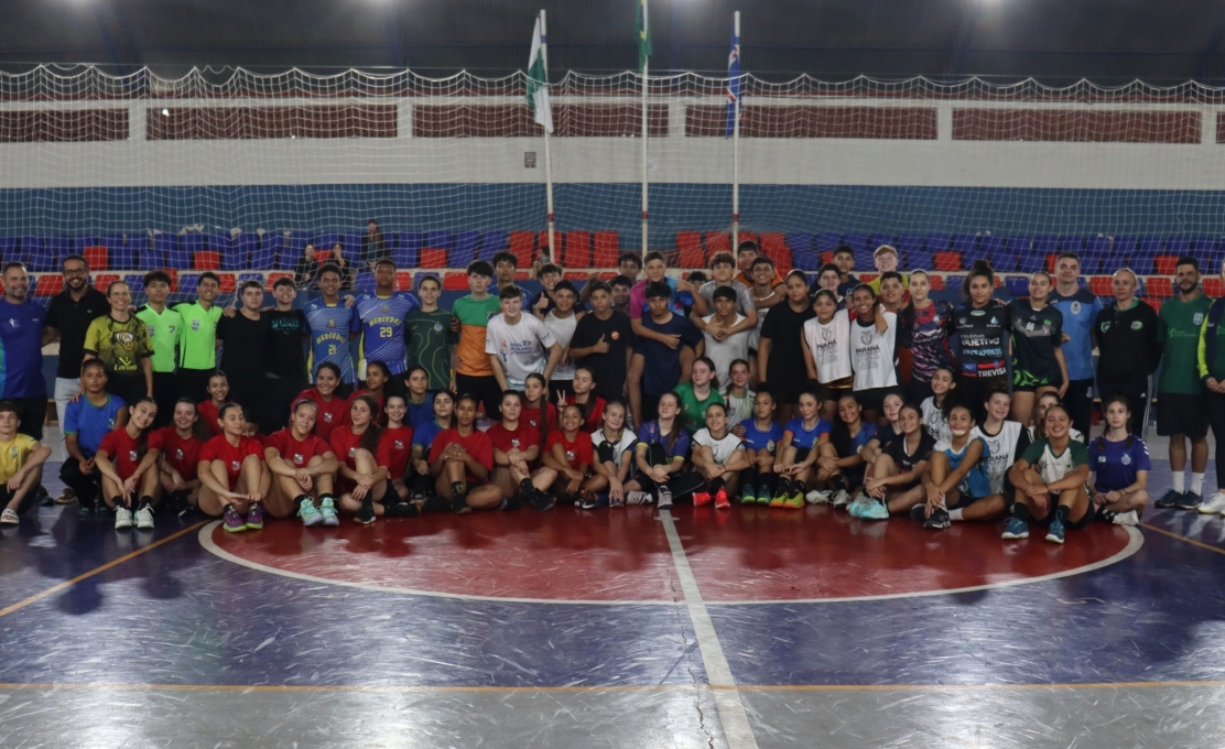 Mariluz foi palco de mais uma etapa de treinamento das Seleções Feminina e Masculina de handeb...