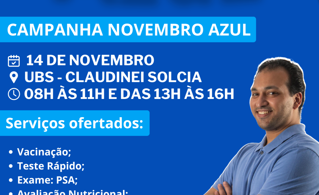 Mês para eles: Novembro Azul 14 de novembro 