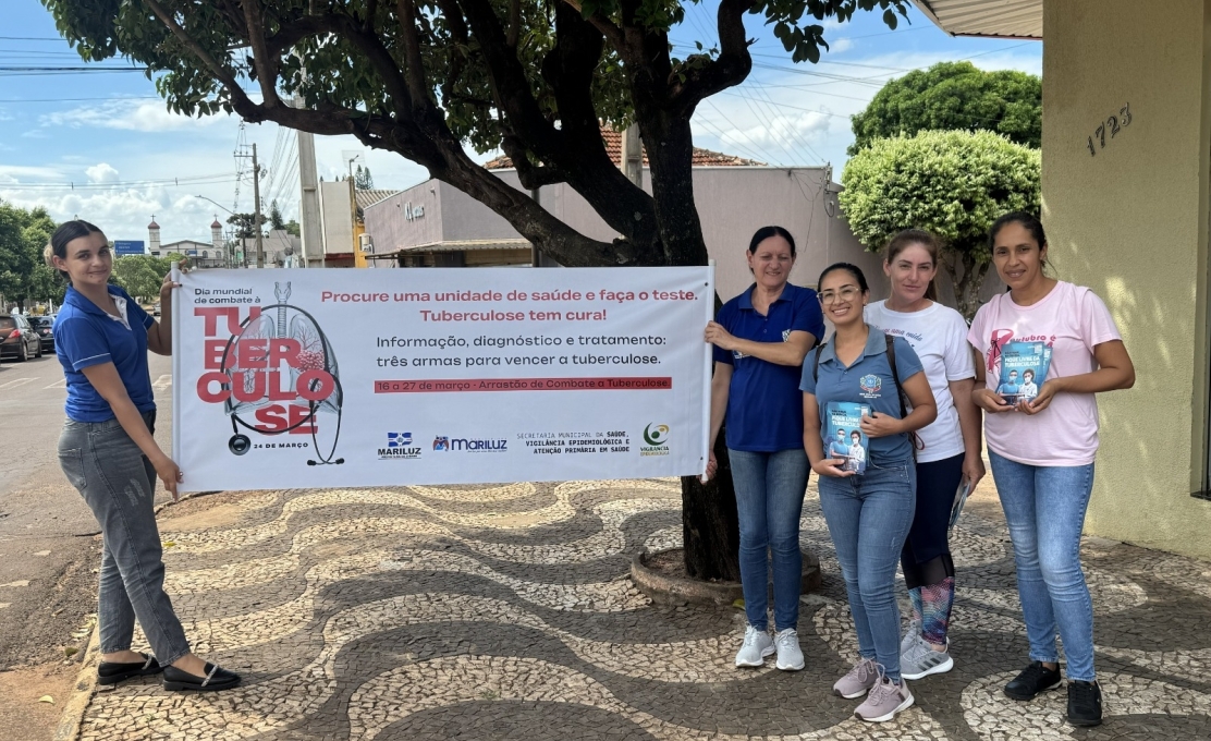 Secretaria de Saúde de Mariluz intensificou, durante o mês de março, ações de combate à tu...