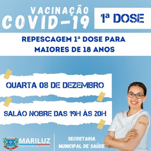 Vacinação contra a Covid-19 última repescagem do ano para que não tomou nenhuma dose da vacina