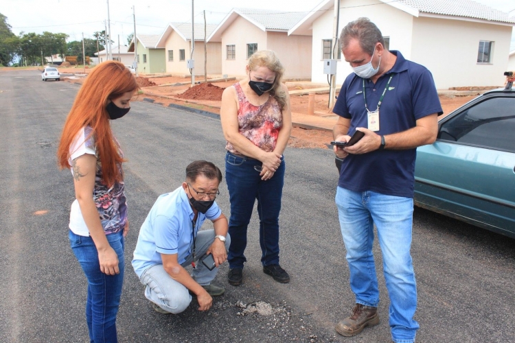 Visita técnica garante qualidade dos serviços no Residencial Mariluz IV