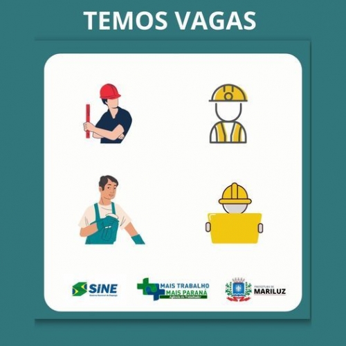 Vaga de emprego!