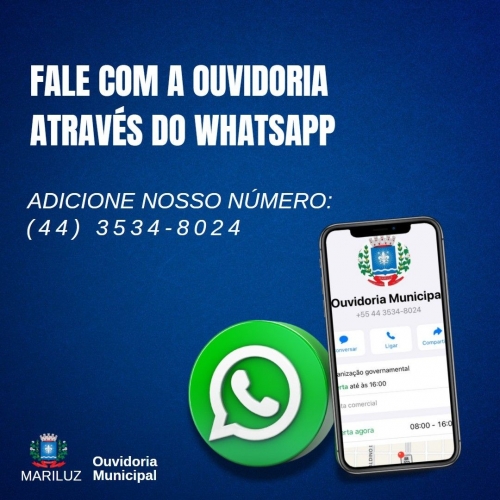 Fale com a Ouvidoria Municipal 