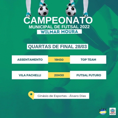 Quartas de final do Campeonato Wilmar Moura 2022