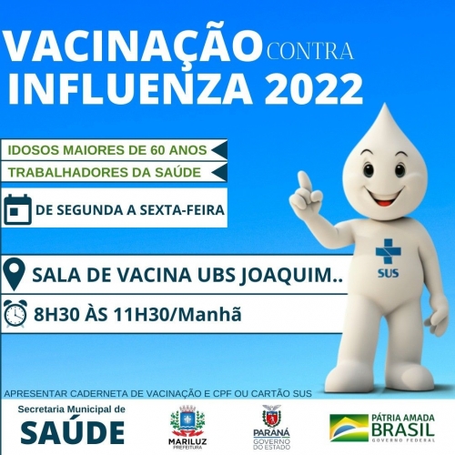 Campanha Nacional de Vacinação contra a Influenza 2022