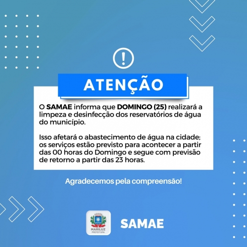 Comunicado do SAMAE