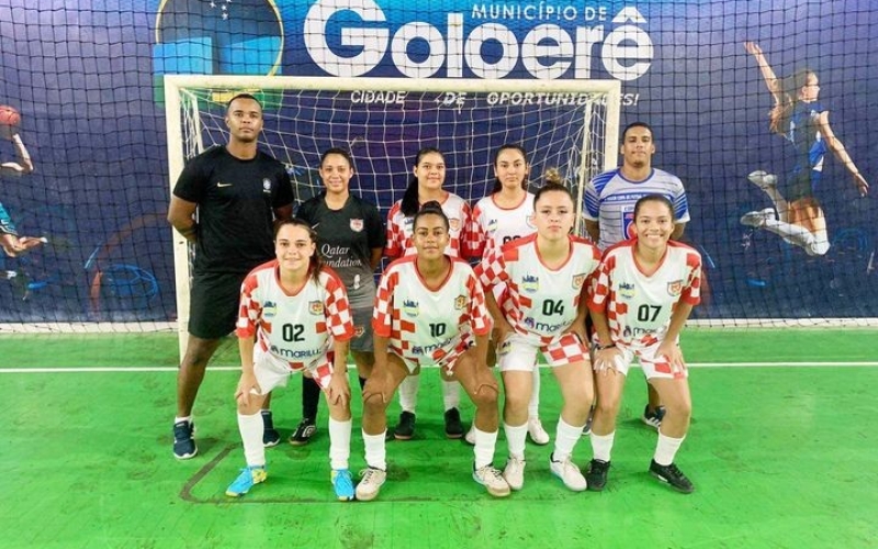 Futsal Feminino de Mariluz, está dando show dentro de quadra