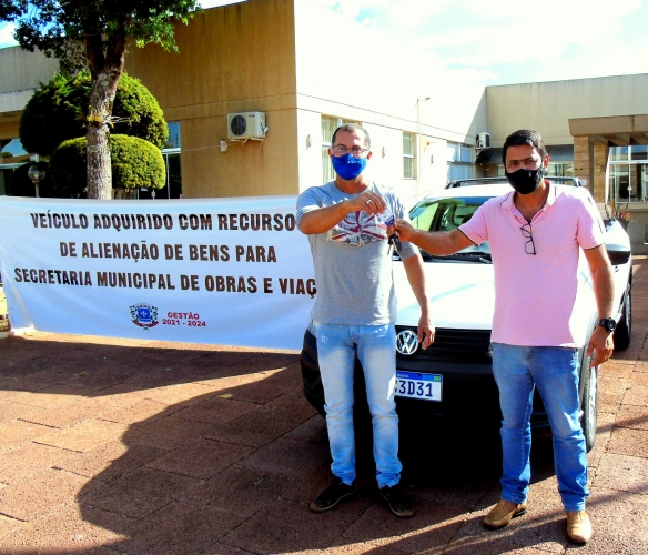 Prefeitura de nossa cidade, fez aquisição de um veículo Saveiro que será destinado a Secretaria de Obras e Viação