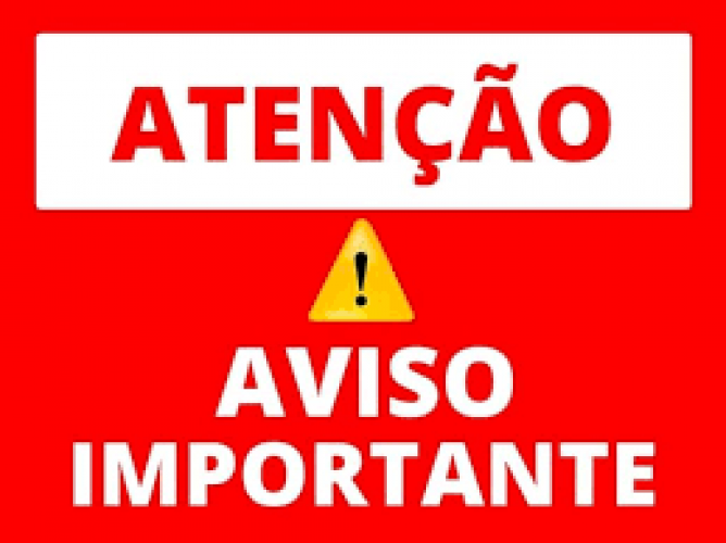 Comunicado Importante!