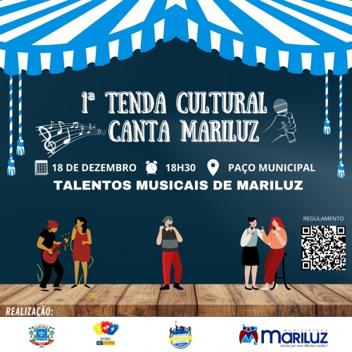 1ª Tenda Cultural Canta Mariluz regulamento do evento