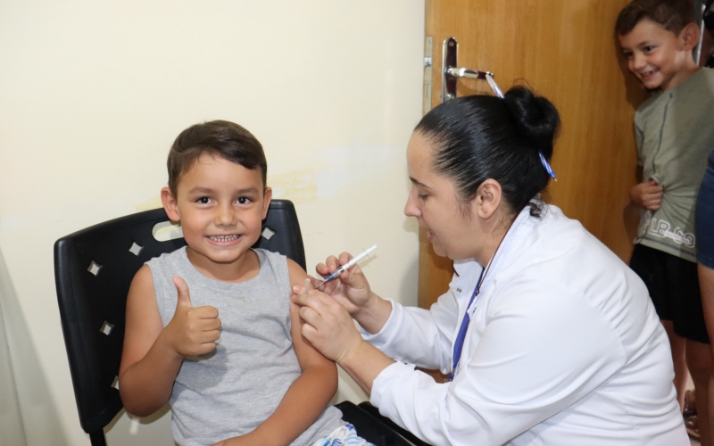 Campanha de multivacinação para atualização da caderneta de vacinação de crianças e adolescentes menores de 15 anos foi um sucesso em nosso município 