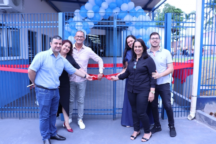 Prefeitura de Mariluz realizou a inauguração da obra de ampliação da Escola Municipal Manoel Ribas