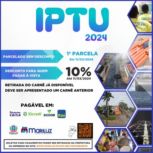 IPTU 2024 já disponível 