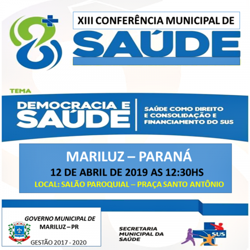 VIII CONFERÊNCIA MUNICIPAL DE SAÚDE