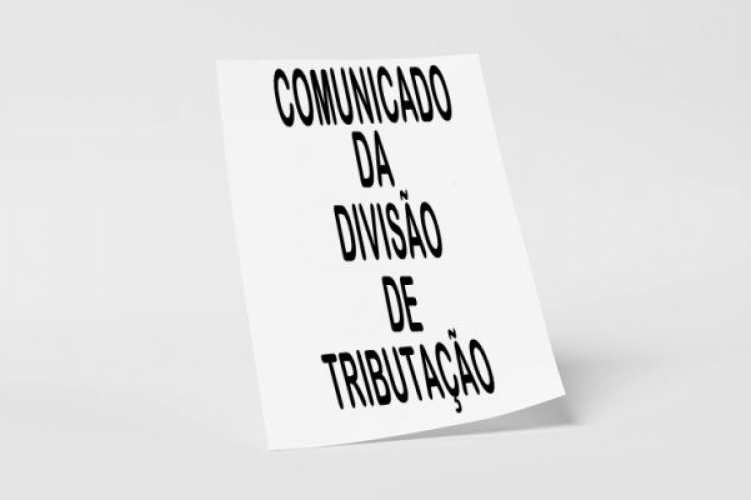 Comunicado Urgente da Divisão Municipal de Tributação