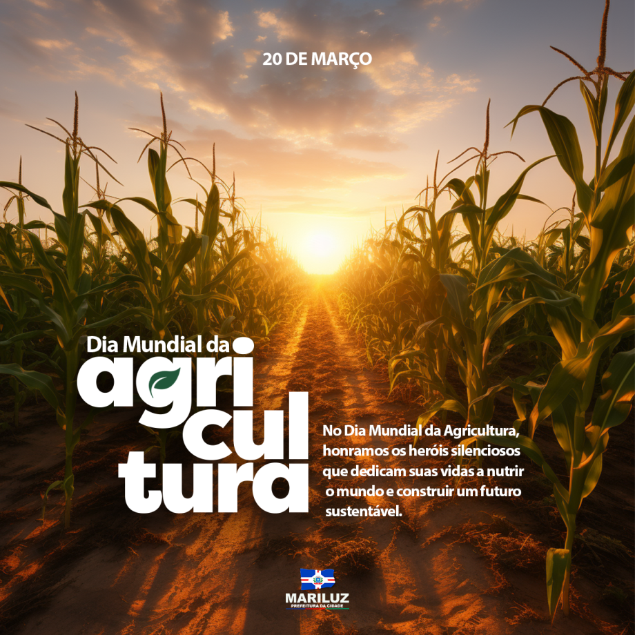 Dia Mundial da Agricultura 