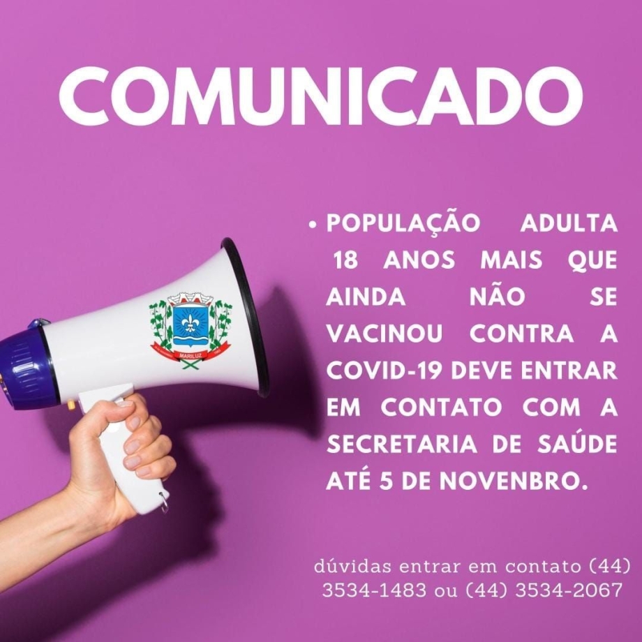 Comunicado Importante!