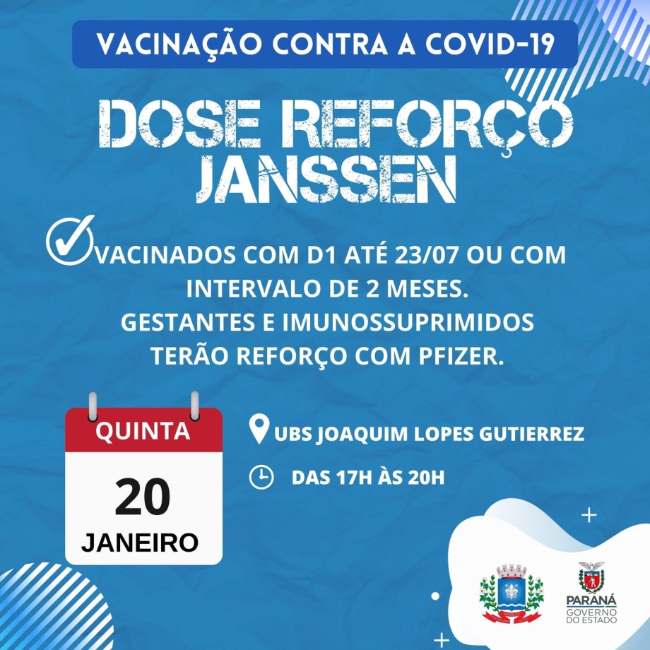 Dose de Reforço Janssen