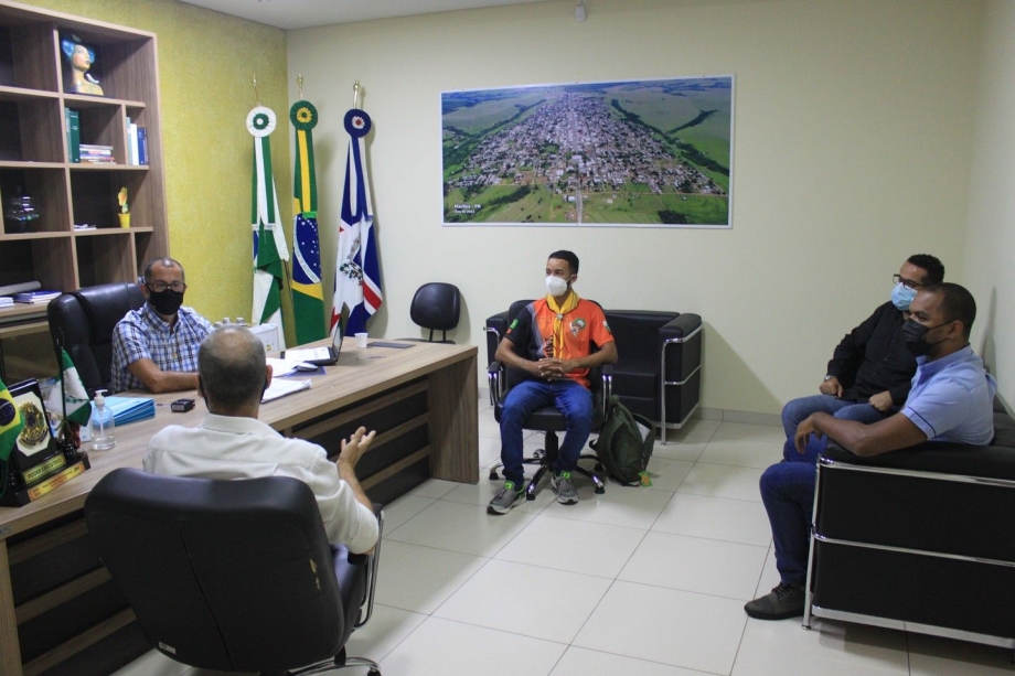 Prefeitura de Mariluz firmou parceria com Clube de Jovens Desbravadores 