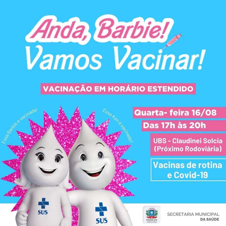 A Barbie e o Ken são vacinados, e você?