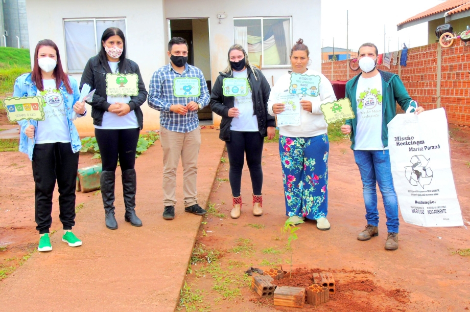 O CRAS de Mariluz realizou ações com 20 famílias que são assistidas pelo Programa Família Paranaense