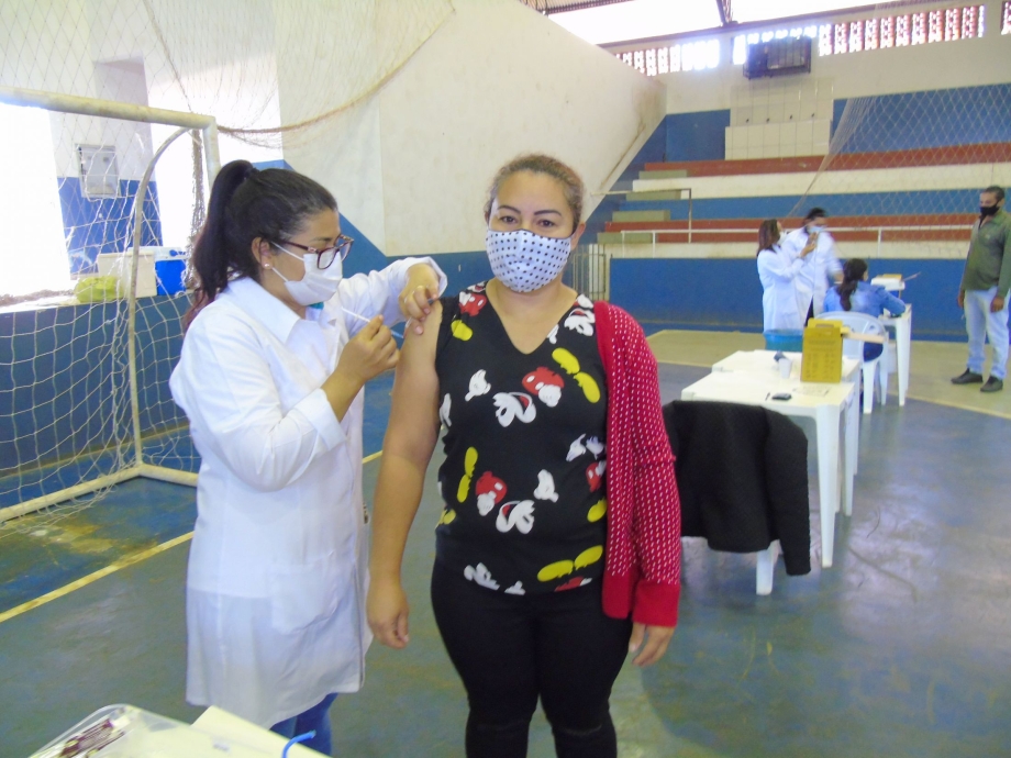 Município de Mariluz realizou mais uma ampla campanha de vacinação contra a Covid-19 ontem, domingo 11 de julho