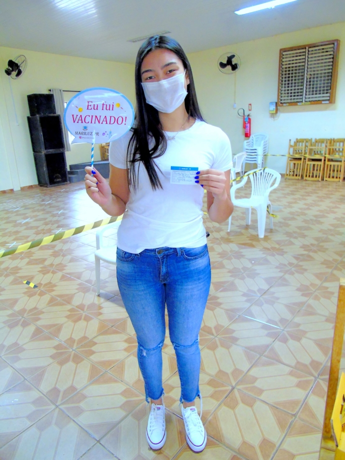 Município de Mariluz realizou a vacinação contra a Covid-19 da população de 18 anos ou mais