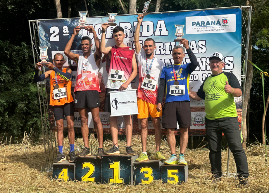 Corredores de Mariluz se destacaram na 2ª Corrida das Trilha Paranaenses Circuito de Planaltina