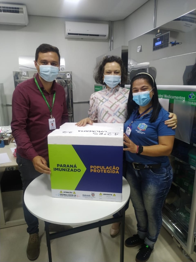 Profissionais da Saúde que combatem o vírus na linha de frente serão os primeiros a serem imunizados em Mariluz