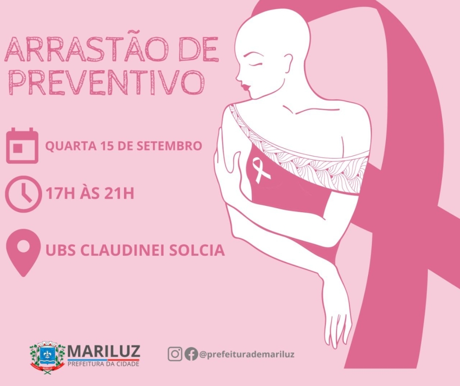 Arrastão de Preventivo para mulheres de Mariluz