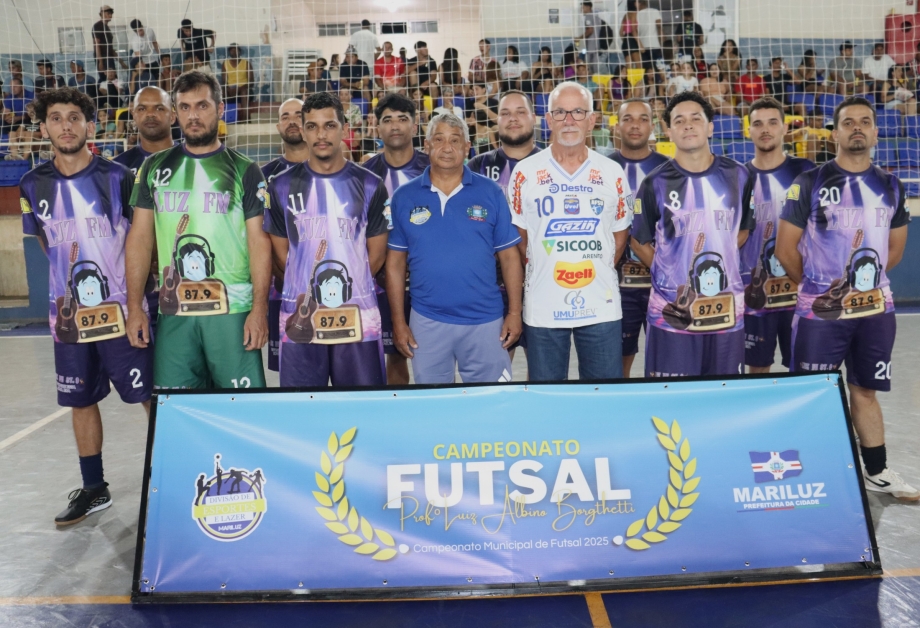 Segunda rodada do Campeonato Municipal de Futsal Prof. Luiz Albino Borghetti 2025