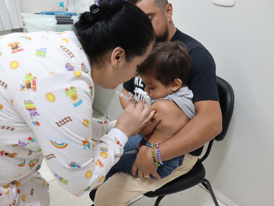 cobertura vacinal supera a 100% em crianças menores de dois anos em 2024 