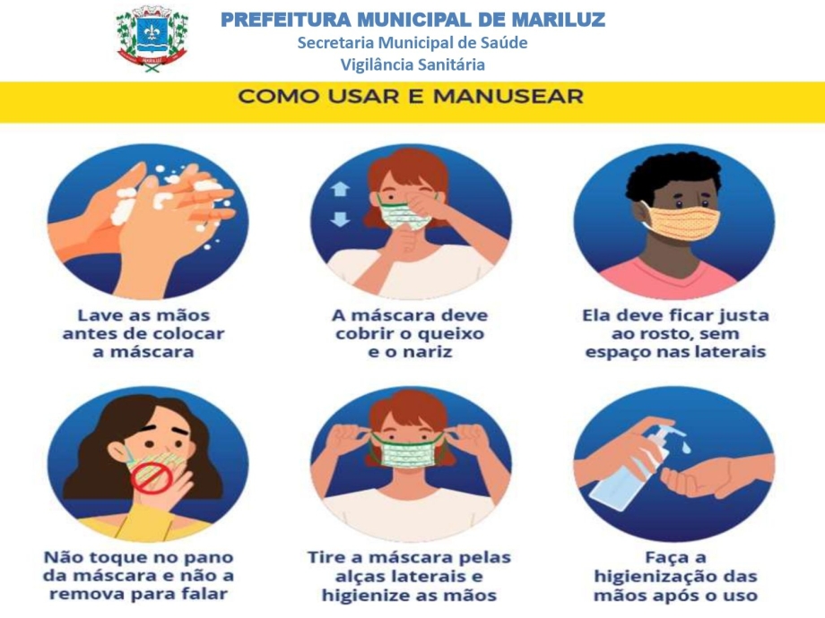 Use a máscara sempre em tempos de pandemia!