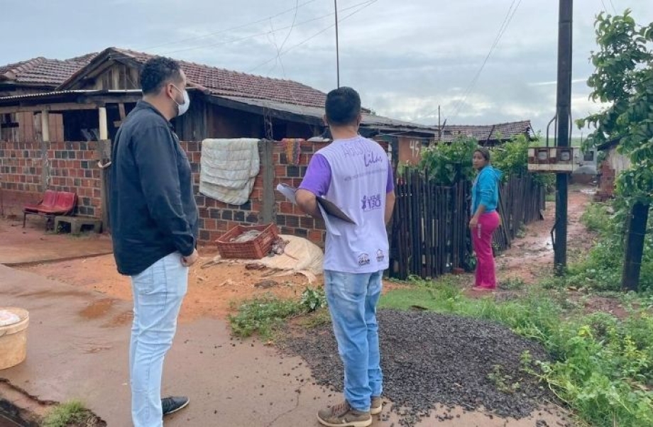 Prefeitura de Mariluz montou força tarefa para atender as famílias que tiveram suas casas danificadas por temporal