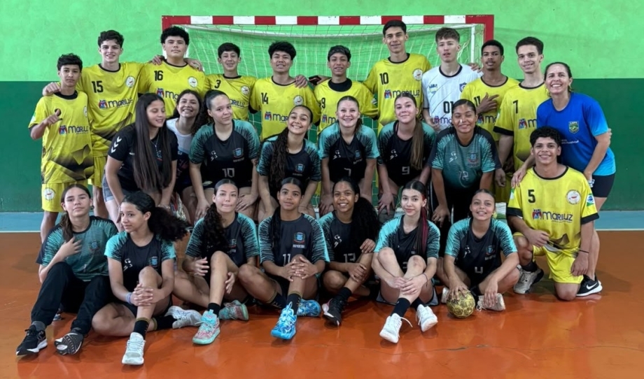 Mariluz brilha no handebol e garante presença de duas equipes na fase final dos Jogos da Juventude