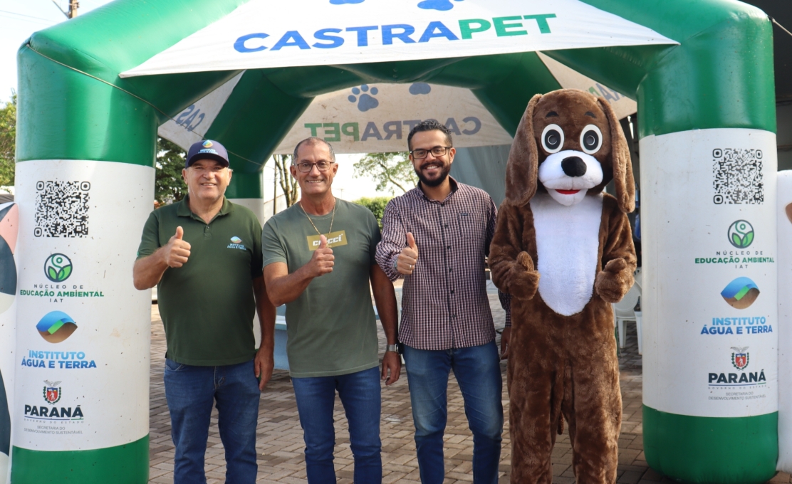 Programa Castra Pet realizou 146 castrações de cães e gatos em Mariluz nesta quinta-feira