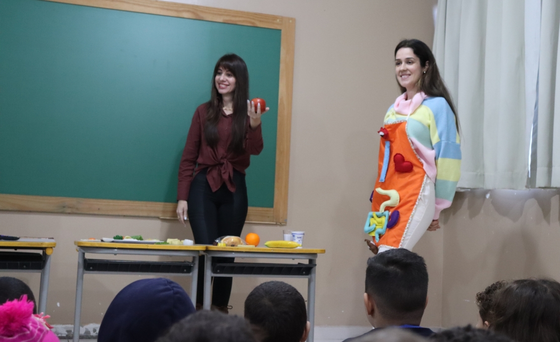 Projeto “Saúde na Escola” leva nutrição e diversão às crianças das escolas municipais