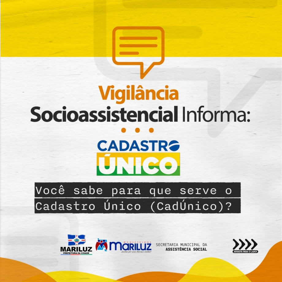 Você sabe para que serve o Cadastro Único (CadÚnico)?