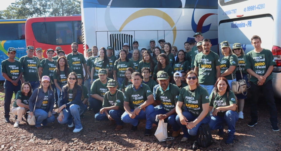 Duas caravanas de Mariluz marcaram presença na 38ª Edição do Show Rural Coopavel em Cascavel