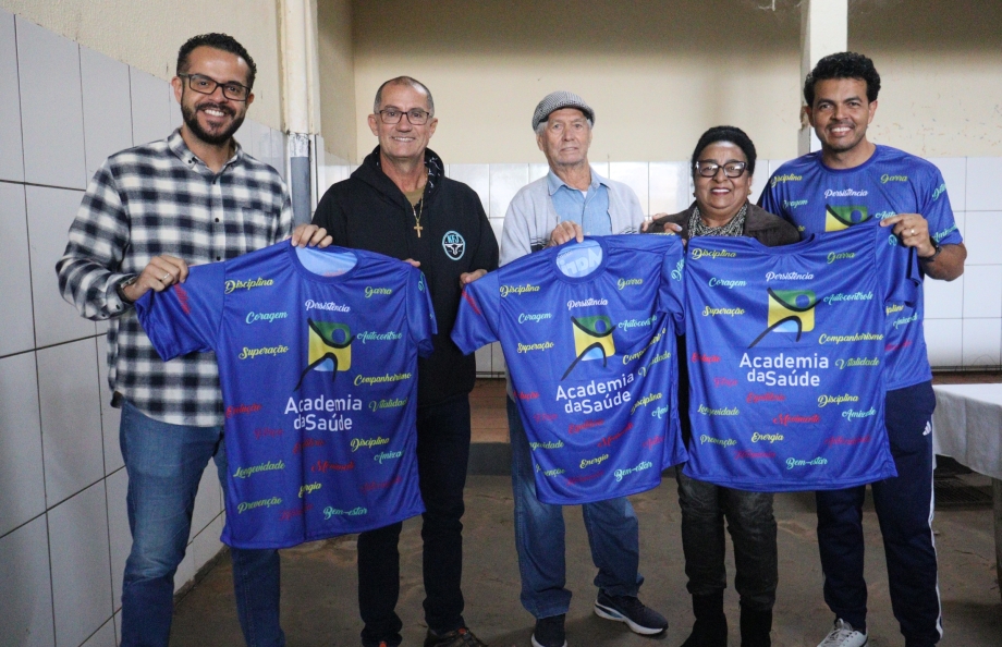 Projeto Pessoas Ativas Mariluz Mais Saudável recebe entrega de camisetas e reforça incentivo à saúde e qualidade de vida