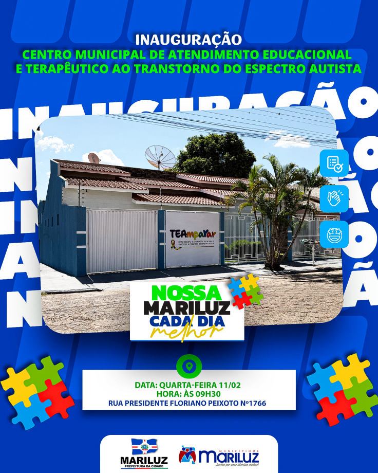 inauguração em Mariluz TEAmparar; atendimento aos nossos pequenos